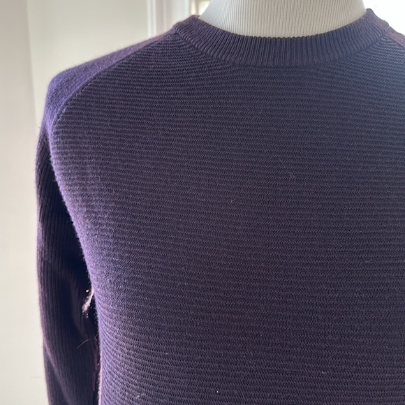 Lululemon Black Cherry Simply Wool Sweater, Size 8, Like New Condition - Picture 3 of 10